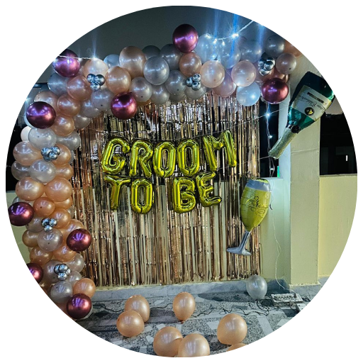 Premium Decor For Bachelore party icon